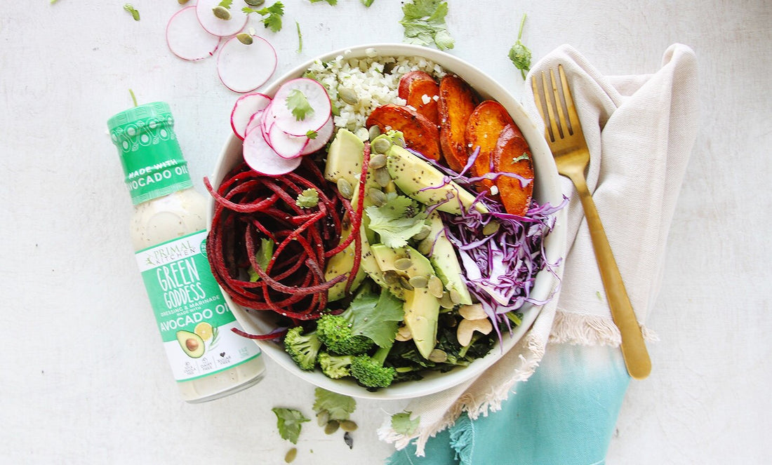 Beet Noodle Macro Bowl