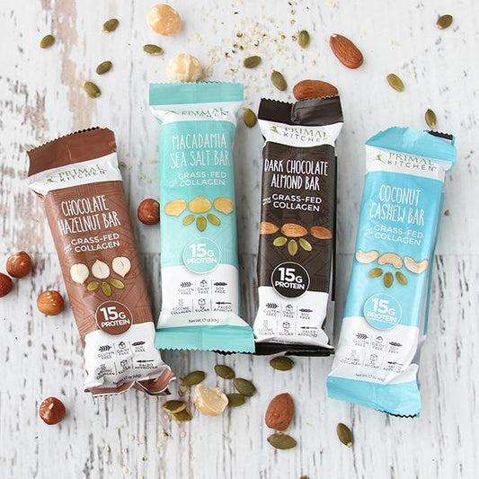 Taste All Four Flavors of Primal Kitchen® Collagen Protein Bars