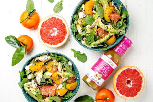 Keto Chicken Citrus Salad with Lemon Turmeric Dressing Recipe