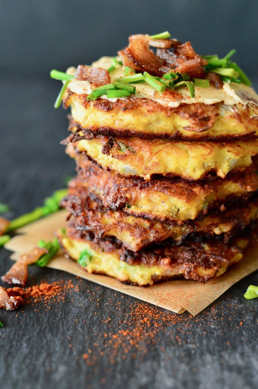 Bacon Spaghetti Squash Fritters