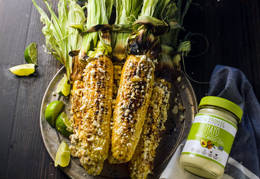 Mexican Grilled Corn with Classic Mayo and Ricotta