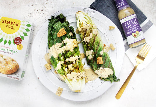 Grilled Romaine Caesar Salad