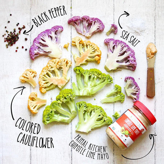 Chipotle Lime Roasted Cauliflower with Primal Kitchen Foods