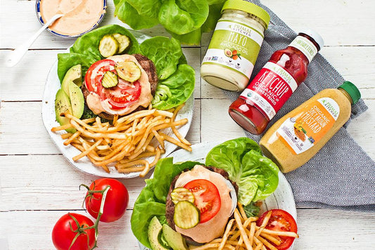 Primal Burger & Garlic Aioli Secret Sauce