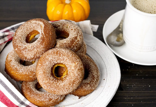 Pumpkin Spice Keto Donuts
