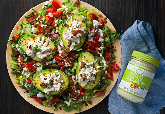 BLT Chicken Salad-Stuffed Avocados