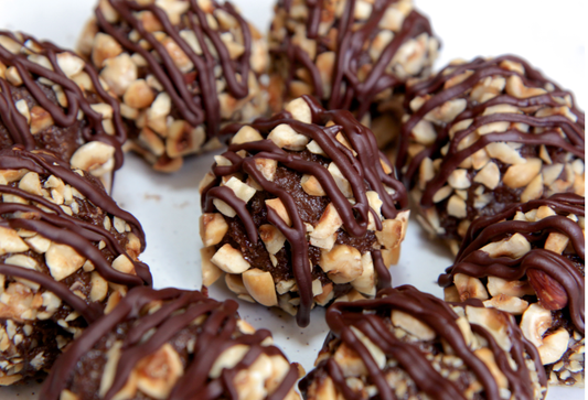 Chocolate Coconut Fudge Balls