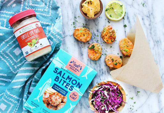 Grain-Free Chipotle Lime Salmon Cakes