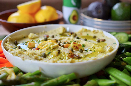 Roasted Cauliflower & Macadamia Nut Hummus