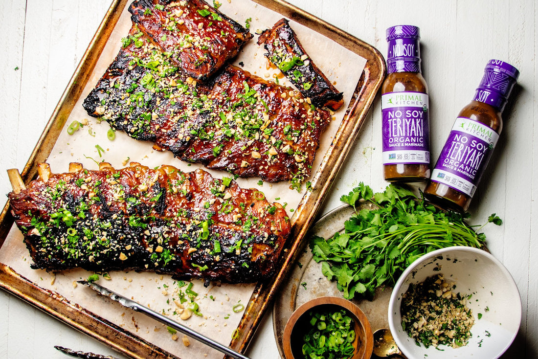 Sticky Ribs with Teriyaki Sauce Recipe
