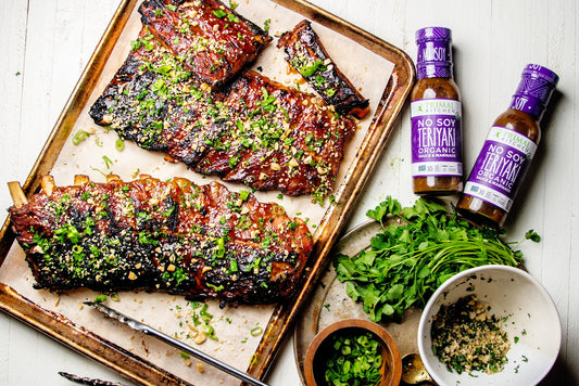 Sticky Ribs with Teriyaki Sauce Recipe