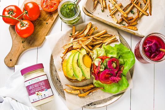 Keto Garlic Aioli Burger Recipe
