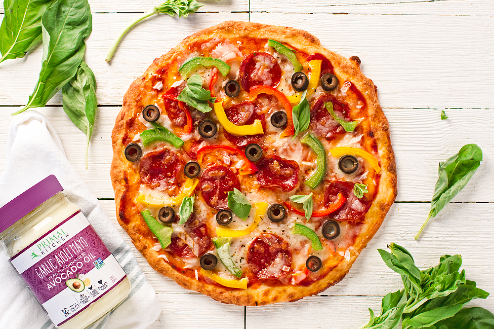 Garlic Aioli Primal Pizza