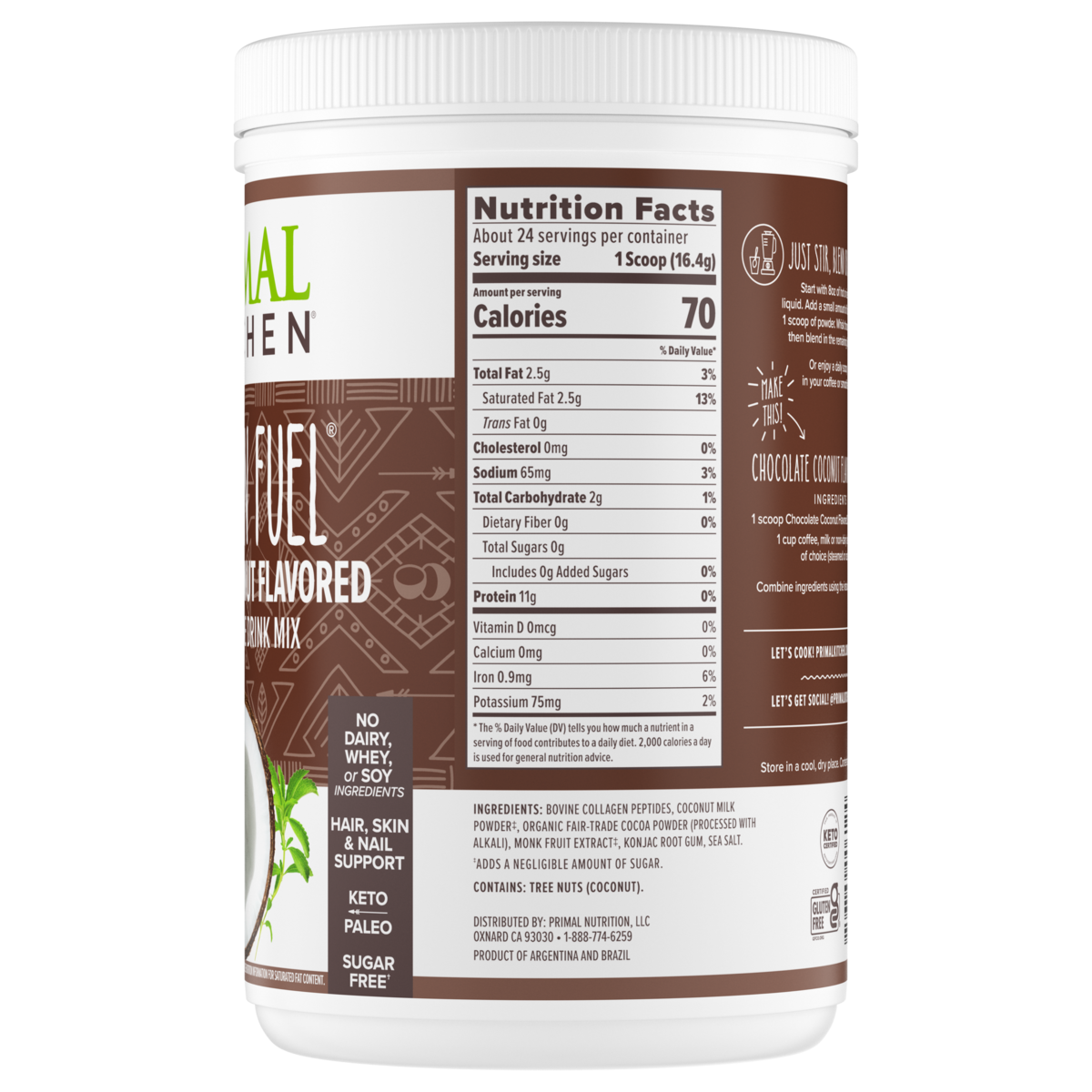 COLLAGEN FUEL® Drink Mix - Chocolate